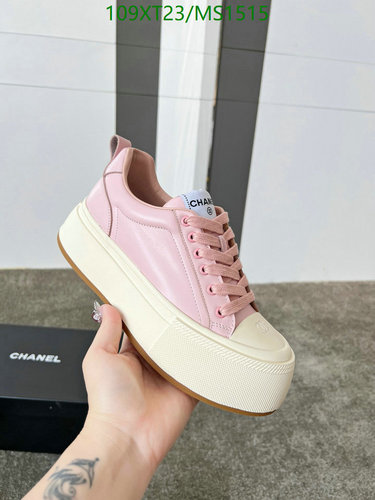 Chanel Women's Pink Platform Sneakers - Luxurious Cowhide & Sheepskin