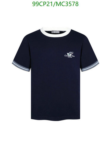 Dior Men's Embroidered Crewneck T-Shirt - Premium Cotton, Classic Fit