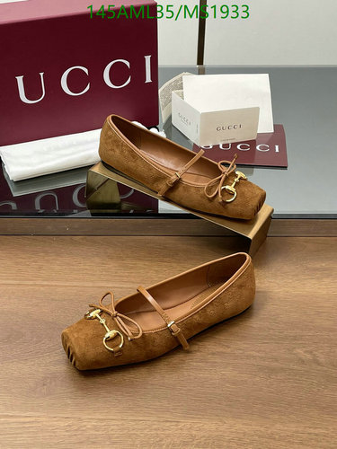 Gucci Women's Horsebit Suede Ballet Flats - Classic & Elegant Comfort Shoes