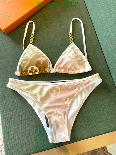 Louis Vuitton Monogram Print Bikini Set - Stylish Two-Piece Swimsuit for Women 7 Louis Vuitton Monogram Print Bikini Set - Stylish Two-Piece Swimsuit for Women
