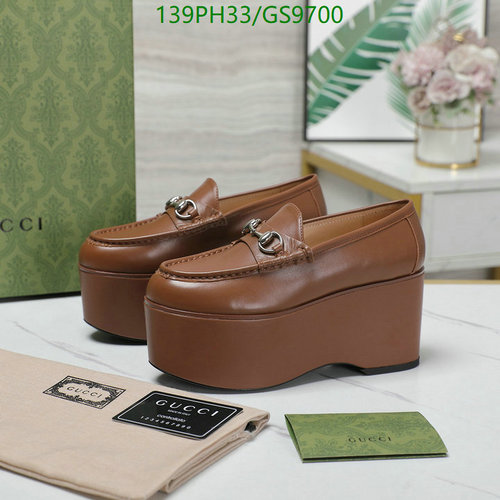 Gucci Women's Platform Loafers - Luxurious Sheepskin & Cowhide Leather