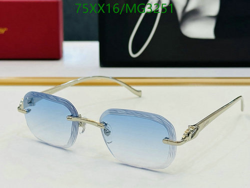 Cartier Rimless Gradient Blue Lens Sunglasses for Men and Women - MG3251 7 Cartier Rimless Gradient Blue Lens Sunglasses for Men and Women - MG3251