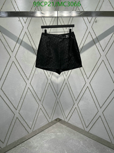 Dior Women's Oblique Pattern Shorts - Stylish & Comfortable Black Skorts