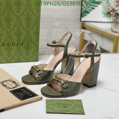 Gucci Women's Horsebit Block Heel Sandals - Luxurious Sheepskin & Cowhide