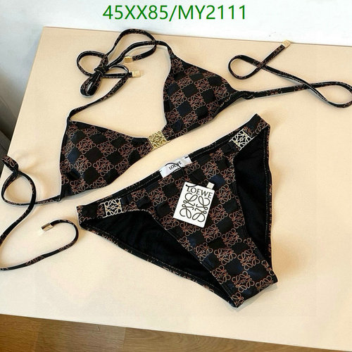 Loewe Triangle Bikini Set with Anagram Pattern - Stylish & Comfortable Swimwear 5 Loewe Triangle Bikini Set with Anagram Pattern - Stylish & Comfortable Swimwear