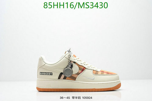 Burberry Plaid Low-Top Sneakers - Classic Design & Comfortable Fit for Men