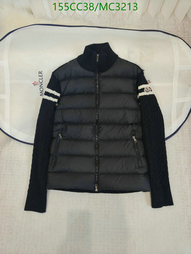 Moncler Men's Down Jacket with Knitted Sleeves - Warm & Stylish Outerwear