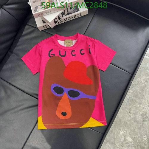 Gucci Kids' Vibrant Pink Bear Print Cotton T-Shirt for Boys and Girls 4 Gucci Kids' Vibrant Pink Bear Print Cotton T-Shirt for Boys and Girls