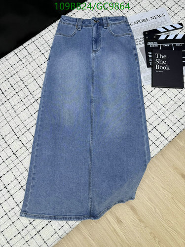 Chic Denim A-Line Midi Skirt for Women - Comfortable & Stylish Everyday Wear