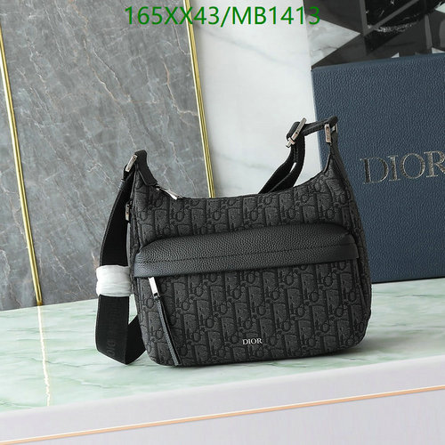 Dior Saddle Bag in Black Oblique Canvas & Leather - Elegant Everyday Carryall