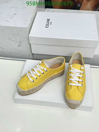 Celine Women's Yellow Espadrille Lace-Up Flats - Comfortable & Stylish