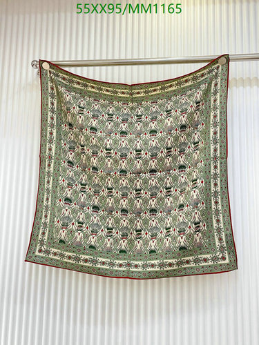 Loro Piana Luxury Silk Scarf - Elegant Floral Print 65x65CM