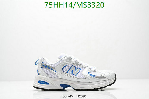 New Balance MS3320 Unisex Athletic Sneakers - White & Blue Running Shoes 4 New Balance MS3320 Unisex Sneakers - White & Blue Everyday Comfort Shoes