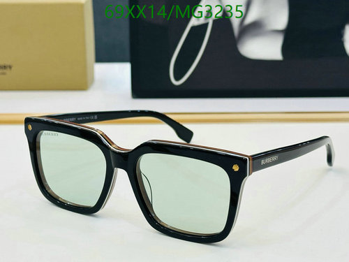 Burberry MG3235 Square-Frame Glasses - Stylish Eyewear for Everyday Elegance