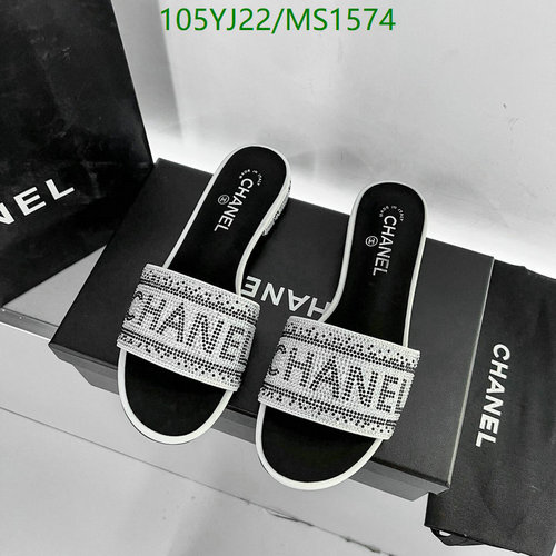 Chanel Women's Embellished Sheepskin Slide Sandals - Luxurious Comfort