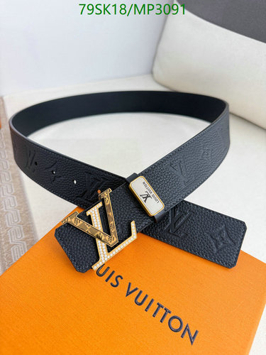 Louis Vuitton Monogram Reversible Belt - Black Cowhide with LV Initial Buckle 33 Louis Vuitton Monogram Reversible Belt - Black Cowhide with LV Initial Buckle