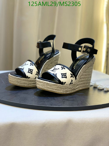 Louis Vuitton Women's Monogram Espadrille Wedge Sandals - 11CM Heel Height 45 Louis Vuitton Women's Monogram Espadrille Wedge Sandals - 11CM Heel Height