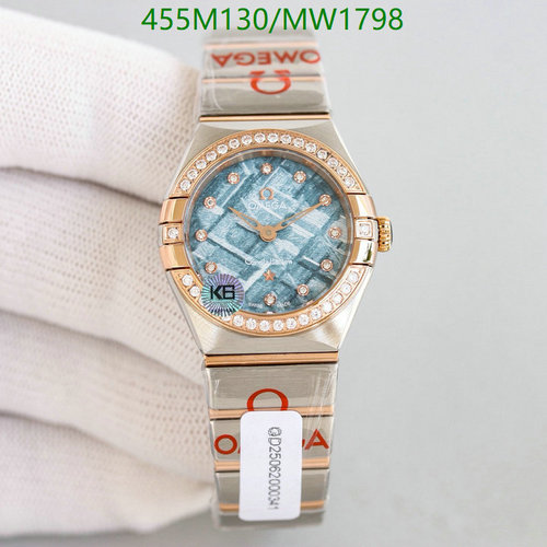 Omega Constellation 28mm Automatic Watch - Stainless Steel & Gold Accents 2 Omega Constellation 28mm Automatic Watch - Stainless Steel & Gold Accents