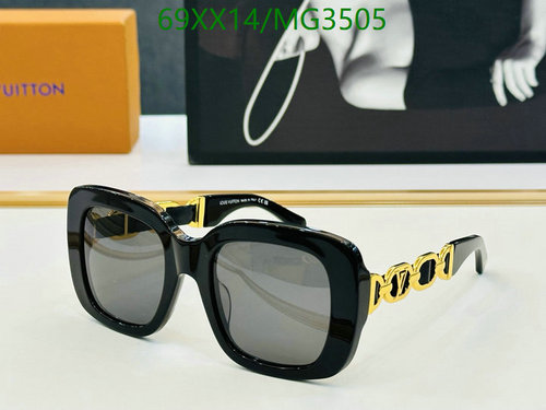 Louis Vuitton Chic Square Sunglasses - MG3505 - Stylish Eye Protection 4 Louis Vuitton Chic Square Sunglasses - MG3505 - Stylish Eye Protection