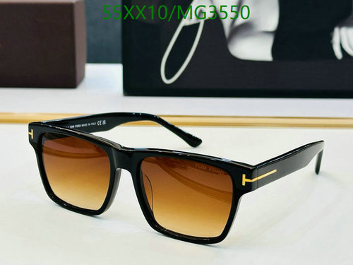 Tom Ford MG3550 Black Frame Brown Gradient Lens Sunglasses 55-20-145