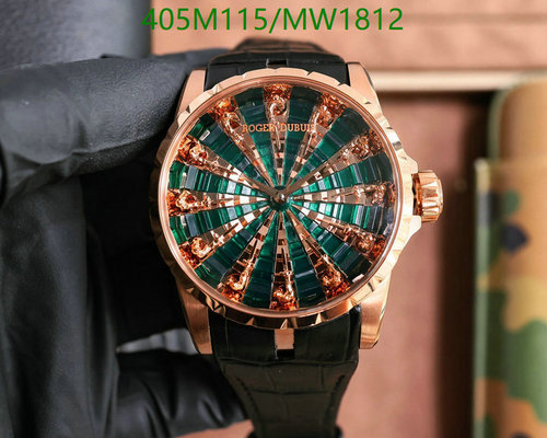 Roger Dubuis Excalibur Spider Watch 45mm - Rose Gold & Green Malachite Dial 1 Roger Dubuis Excalibur Spider Watch 45mm - Rose Gold & Green Malachite Dial
