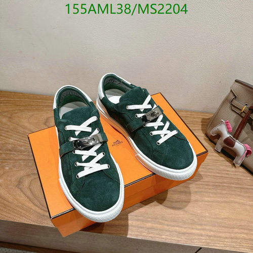 Products 14 Hermes Unisex Green Suede Leather Sneakers with Iconic Buckle Detail