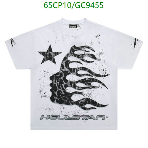 Hellstar Clothing Flames Graphic Tee - Unisex Casual Short Sleeve T-Shirt