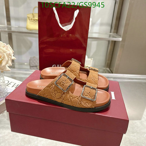 Gucci Women's GG Embossed Leather Sandals - Comfortable & Stylish Sliders