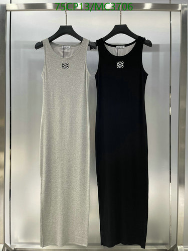 Loewe Anagram Embroidered Sleeveless Maxi Dress - Comfortable & Stylish