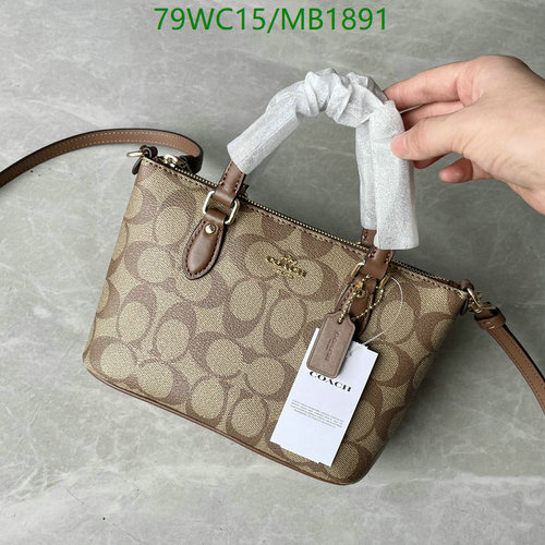Coach Mini Gallery Crossbody Bag in Signature Canvas - Stylish & Versatile