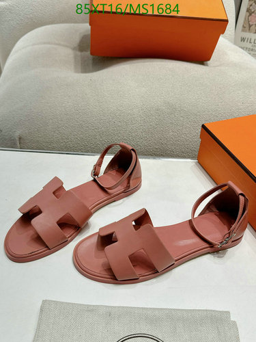 Hermes Women's Oran Sandals - Luxurious Cowhide Leather Flats for Everyday Chic