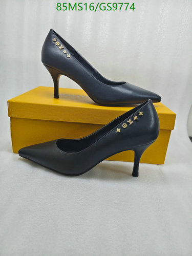 Louis Vuitton Women's Pointed Toe High Heels - Elegant Cowhide & Sheepskin Pumps