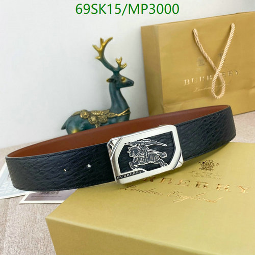 Burberry Men's Reversible Cowhide Leather Belt with Iconic Logo Buckle 42 Burberry Men's Reversible Cowhide Leather Belt with Iconic Logo Buckle