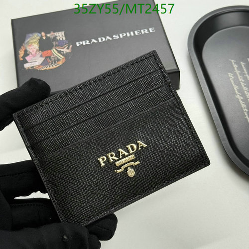 Prada Saffiano Leather Card Holder - Elegant Black & Gold Card Case for Men & Women 5 Prada Saffiano Leather Card Holder - Elegant Black & Gold Card Case for Men & Women
