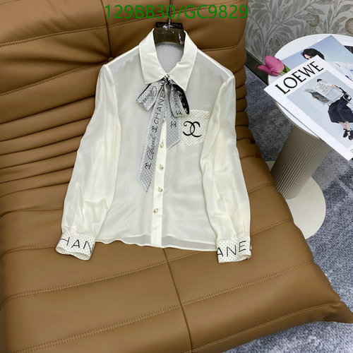 Chanel Silk Blouse for Women - Elegant Long Sleeve Top with Bow Detail