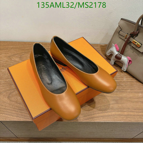 Products 22 Hermès Women's Classic Leather Ballet Flats - Comfortable & Stylish Everyday Shoes
