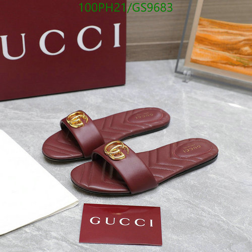 Gucci Women's GG Matelassé Leather Slide Sandals - Comfortable Designer Slides