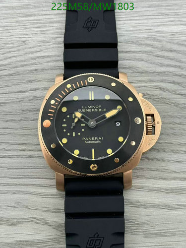 Panerai Luminor Submersible Automatic Watch - 44mm Stainless Steel & Mineral Glass