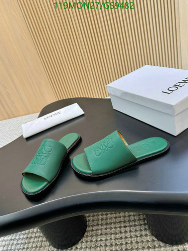 Loewe Luxury Men's & Women's Anagram Slide Sandals - Comfortable Cowhide Sliders