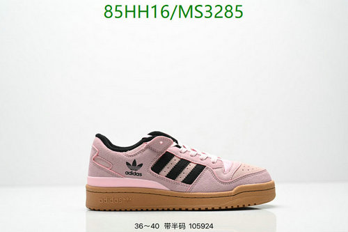 Adidas Women's MS3285 Low-Top Sneakers - Stylish Pink & Black Design