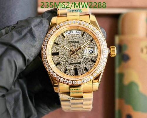 Rolex Gold-Tone Diamond Bezel Automatic Watch - 40mm Stainless Steel