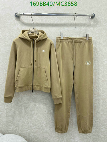 Burberry Cotton Hoodie & Jogger Set - Comfortable Loungewear for All Seasons