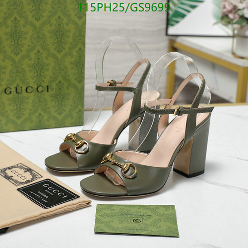 Gucci Women's Horsebit Block Heel Sandals - Luxurious Sheepskin & Cowhide