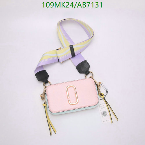 Marc Jacobs Snapshot Bag, Cowhide Leather, Pastel Colorblock, Adjustable Strap 5 Marc Jacobs Snapshot Bag, Cowhide Leather, Pastel Colorblock, Adjustable Strap