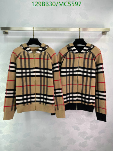 Burberry Reversible Wool Zip-Up Hoodie in Classic Check Pattern, Sizes S-L