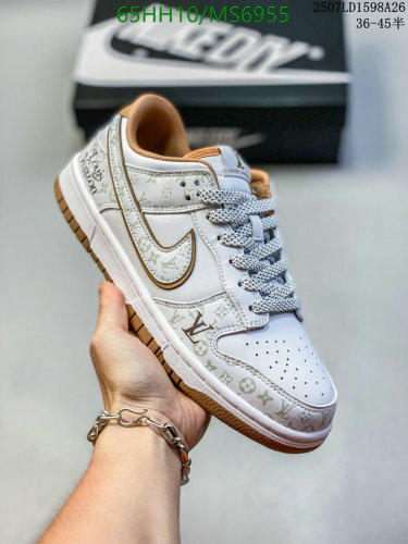 Louis Vuitton Women's Sneakers White LV Monogram, Comfortable, MS6955 6 Louis Vuitton Women's Sneakers White LV Monogram, Comfortable, MS6955