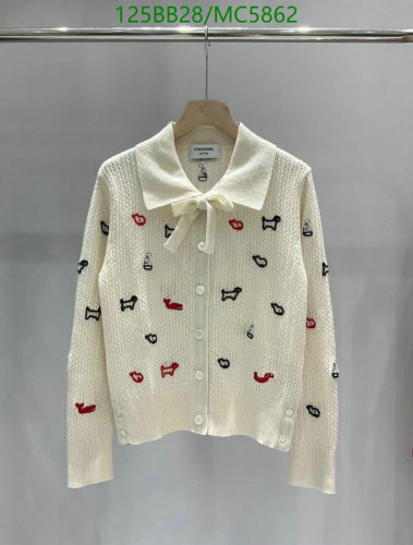 Thom Browne Women's Wool Cardigan with Dog Embroidery - Elegant & Cozy