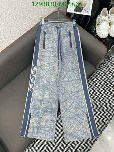 Christian Dior Women's Map Print Track Pants - Stylish and Comfortable