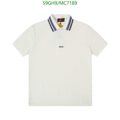 Gucci Men's Cotton Polo Shirt with Striped Collar - Stylish & Comfortable