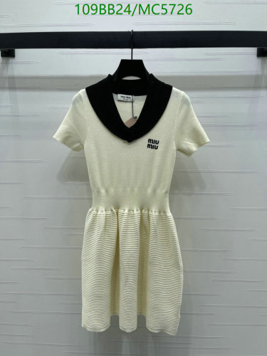 Miu Miu Women's Wool Blend Mini Dress with Contrast Collar - Chic & Stylish